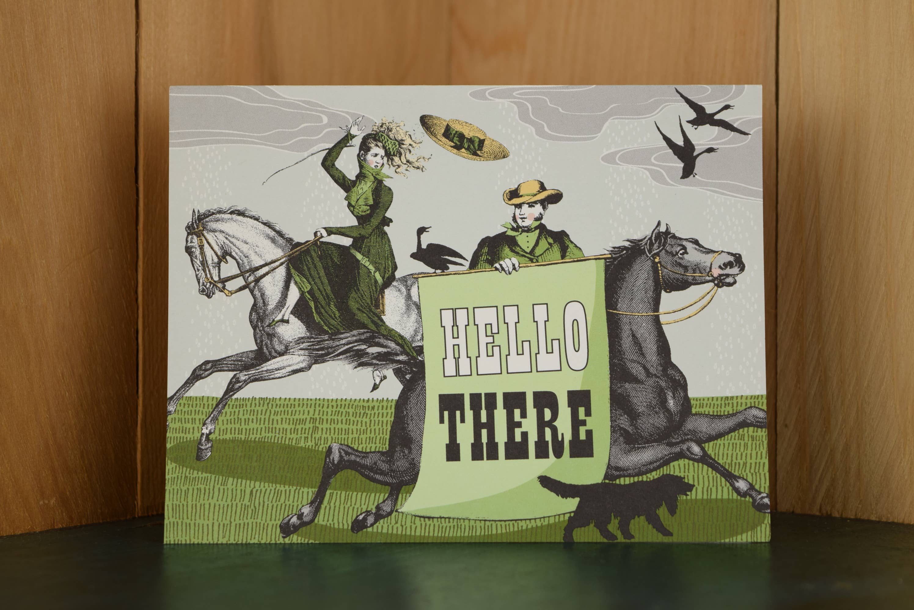 Oddball Press LLC - Wholesale Thinking of You Card - Horse Hello0