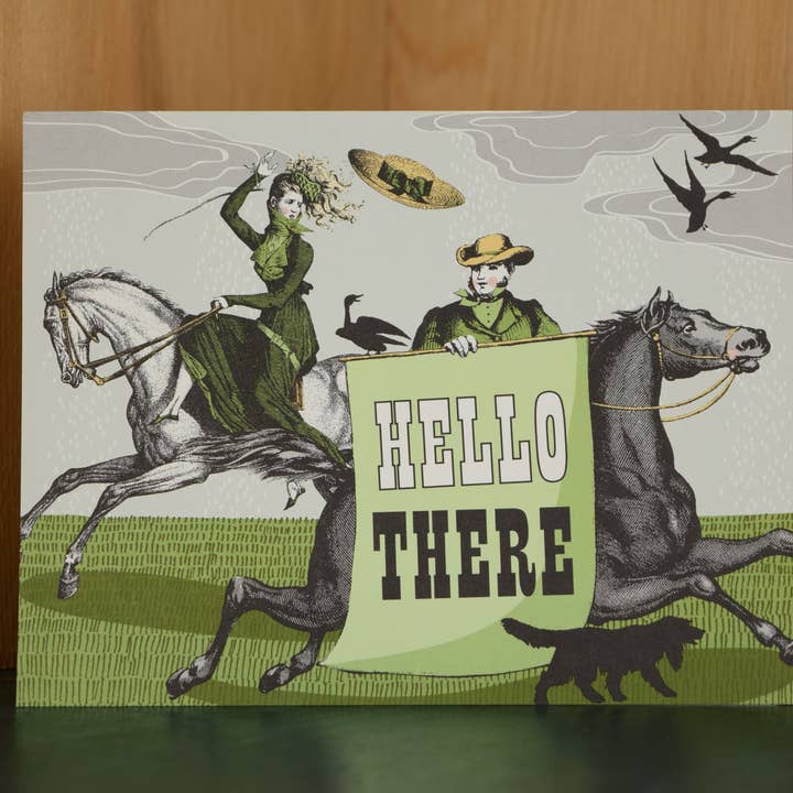 Oddball Press LLC - Wholesale Thinking of You Card - Horse Hello