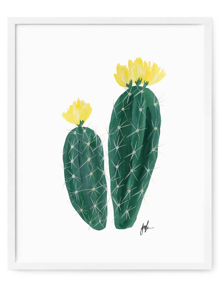 Flowering Cacti III Print for wholesale by Our Heiday