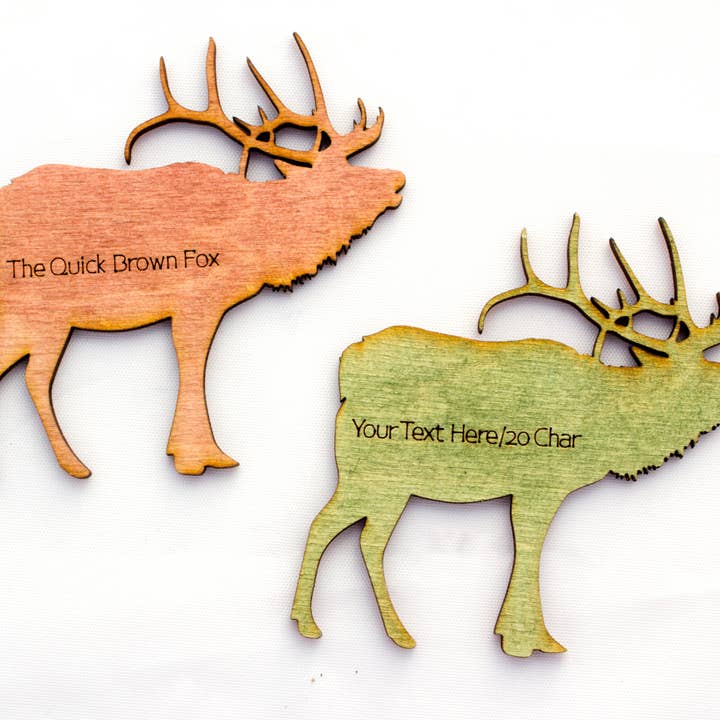 Magnete: Elch mit Namenstropfen für den Großhandel von Simple and Sylvan