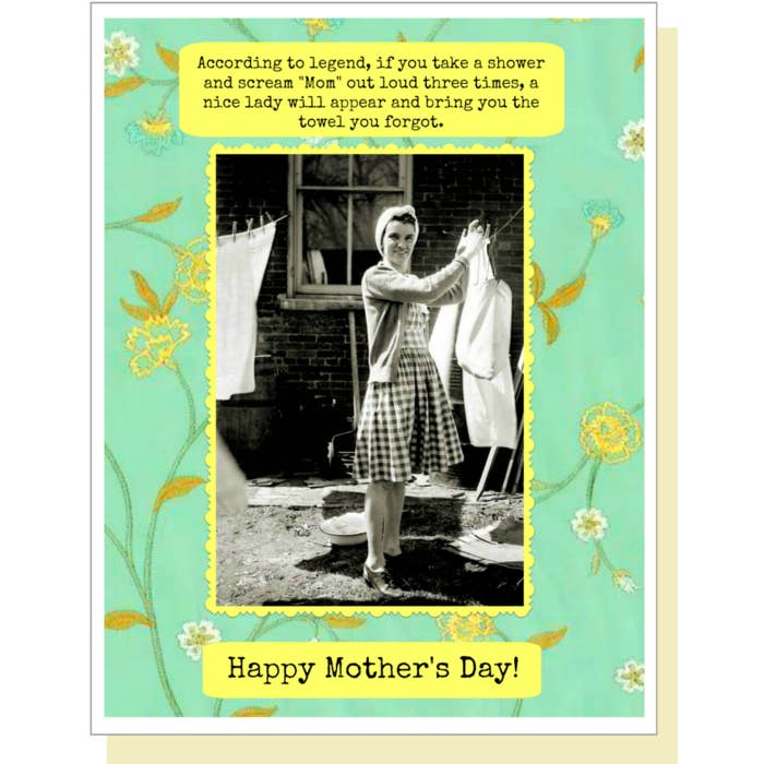 Ümlaut Brooklyn - Wholesale Mother's Day Card - Towel - Mother's Day Card