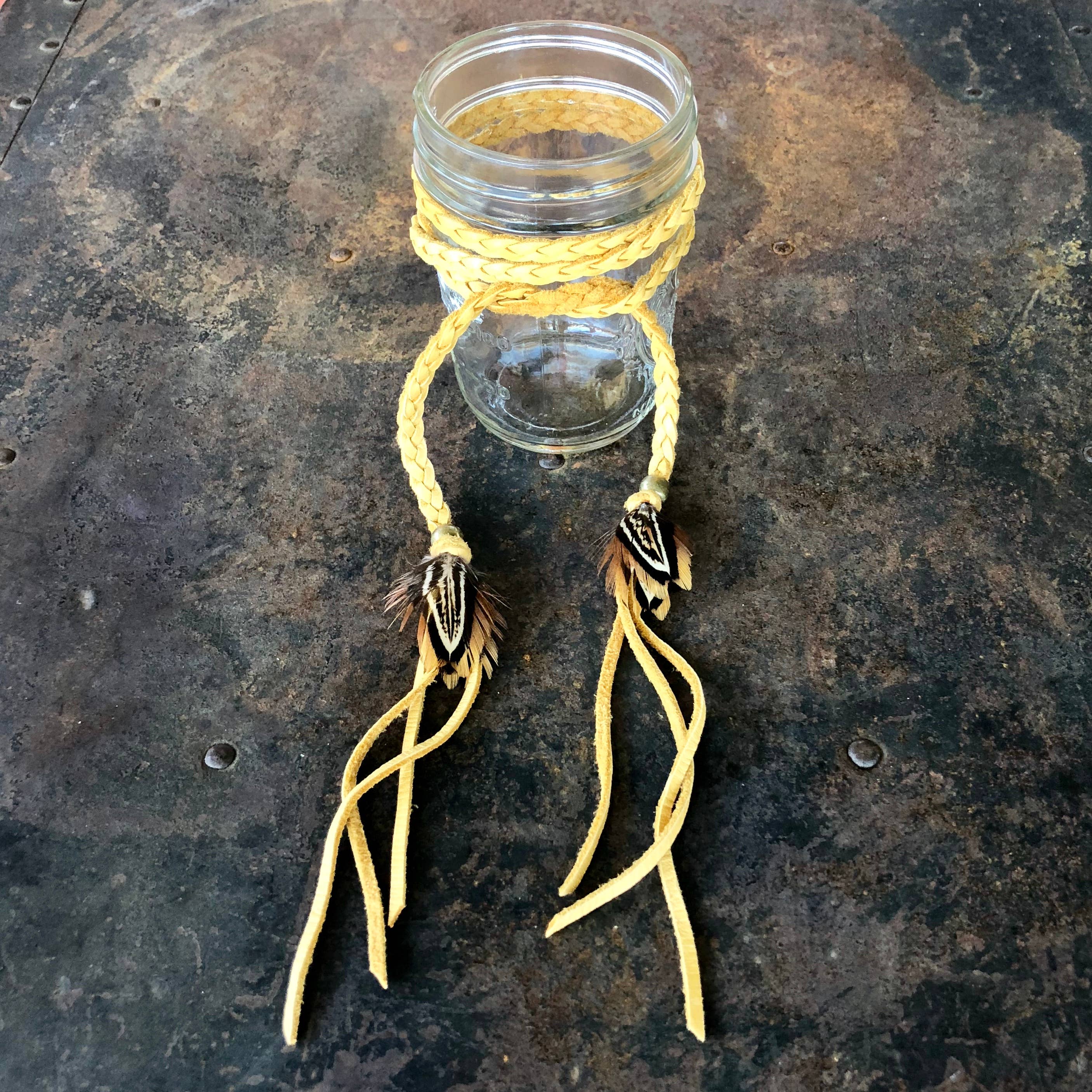 ASTALI - Wholesale Hat Accessory - Women's - Leather Wrap Accessory - Gold, Bracelet/Lariat/Hatband6