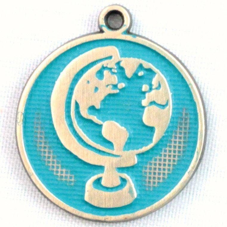 Gleeful Peacock - Wholesale Individual Charm/Pendant - Change Token Charm, Bracelet, or Necklace RETIRED4