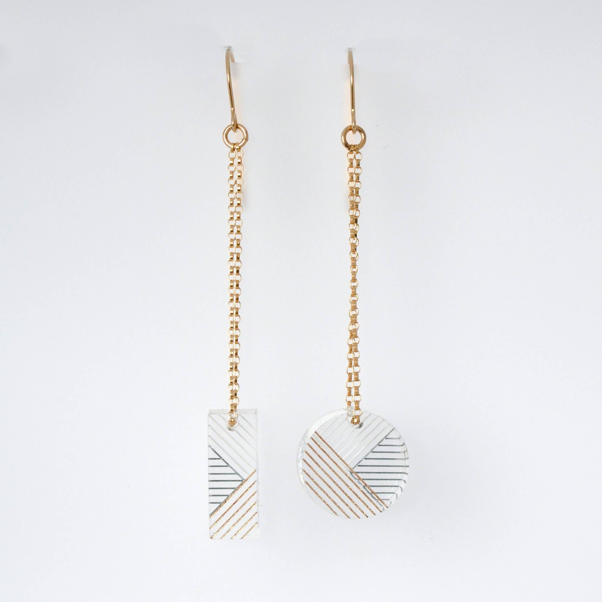 Bird of Virtue - Wholesale Dangle Earrings - Osa/Oda Earrings · Mis-matched Geometric Dangle Earring2