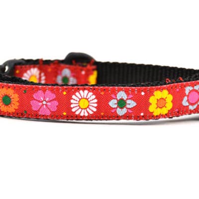 six point pet - Wholesale Pet Collar - Cat - Daisy Chain-Red5