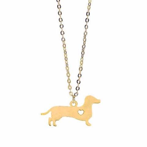 Less is More - Vendita all'ingrosso Collana con ciondolo/pendaglio - Collana Bassotto1