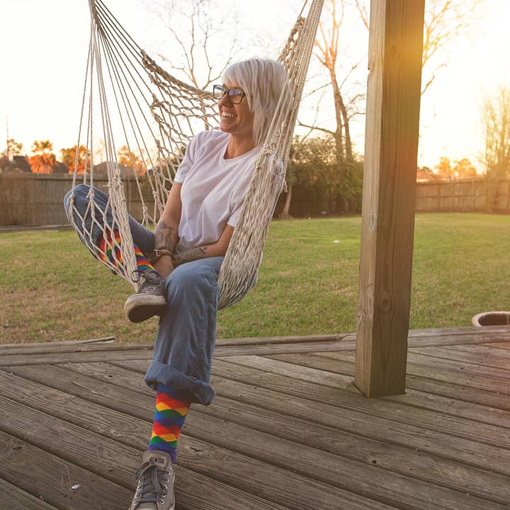 Pride Socks - Wholesale Socks - Unisex - Unisex Business Causal- Argyle Magic5