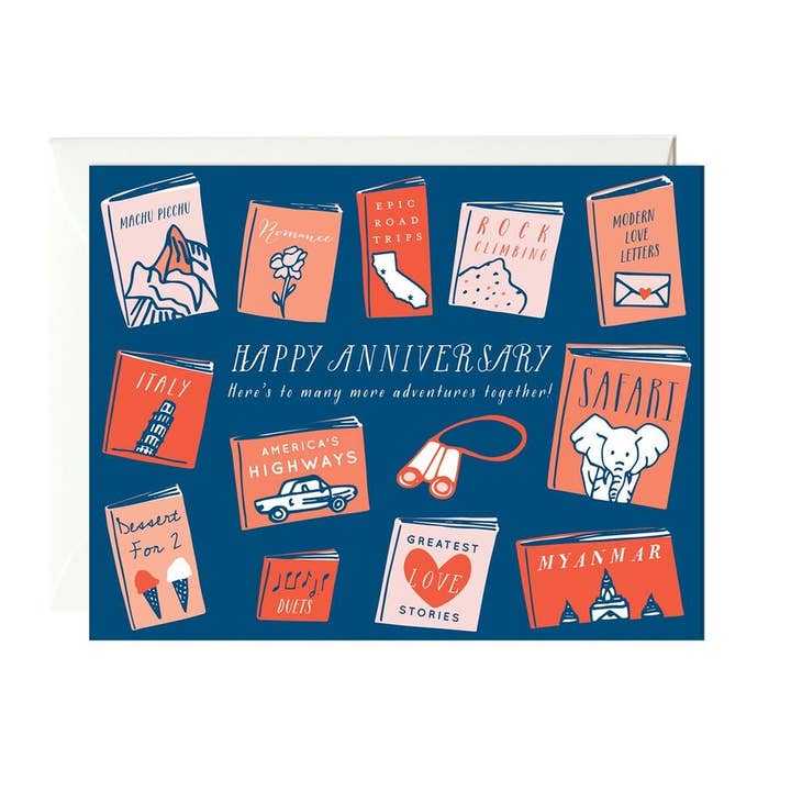 Carte Aventures Anniversaire pour la vente par Paula & Waffle