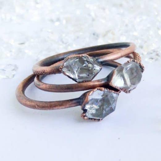 Herkimer Diamantring für den Großhandel von HAWKHOUSE