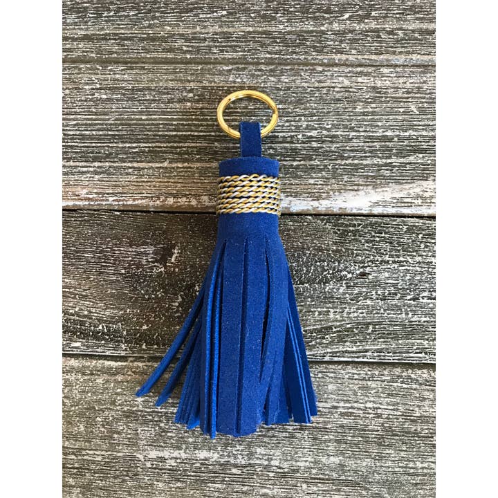 Everley Dawn - Wholesale Keychain - Women's - Suede Tassel Keychain