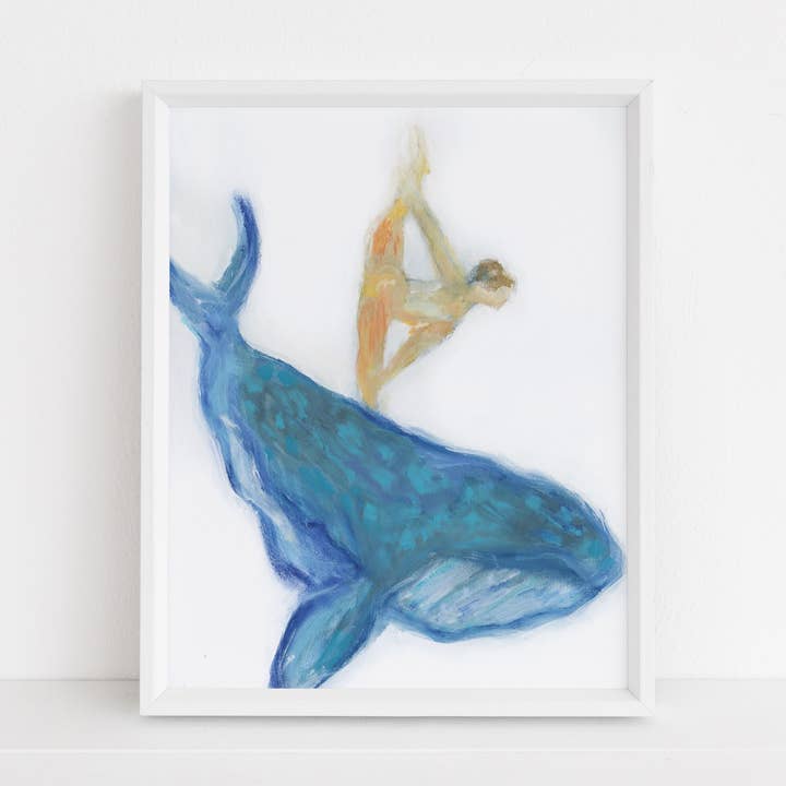 Leigh Cypres - Wholesale Art Print - Ride the Whale Print0