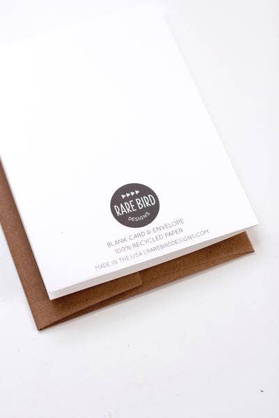 Rare Bird Co. + Pauline Stanley Studio - Wholesale Stationery/Notecard Set - Moon Phases Pattern Card - Box of 62