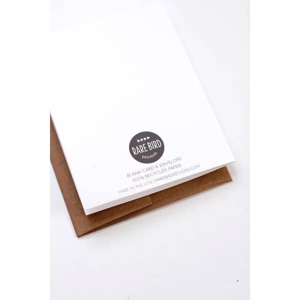 Rare Bird Co. + Pauline Stanley Studio - Wholesale Stationery/Notecard Set - Moon Phases Pattern Card - Box of 62