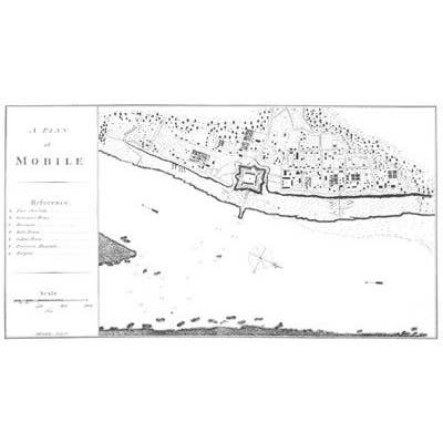 Mobile, Alabama in 1770 for wholesale by Historic Urban Plans, Inc.