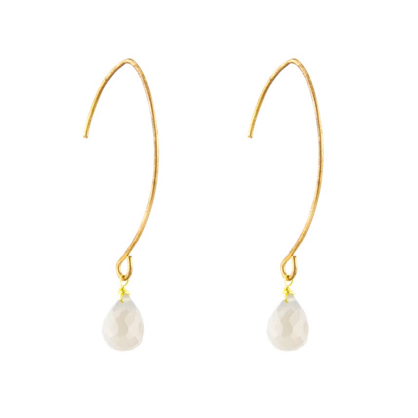 Santore Jewelry Company - Wholesale Dangle Earrings - Dew Drop Collection: Wire Dew Drop Earring0