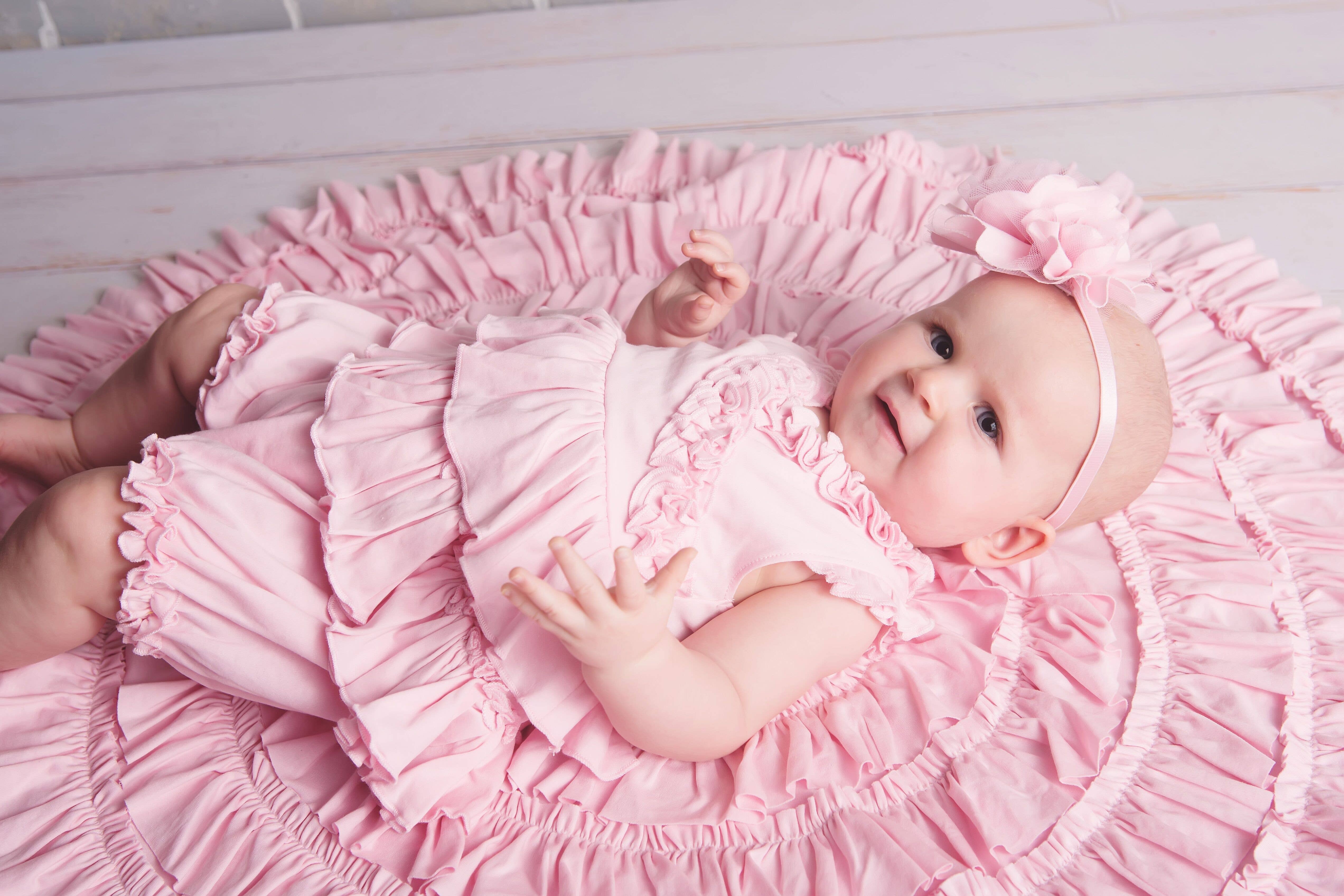 Lemon Loves Lime - Wholesale Bodysuit (Non-Footed) - Baby - LAYETTE BASIC-Rose Shadow Lotus Romper2