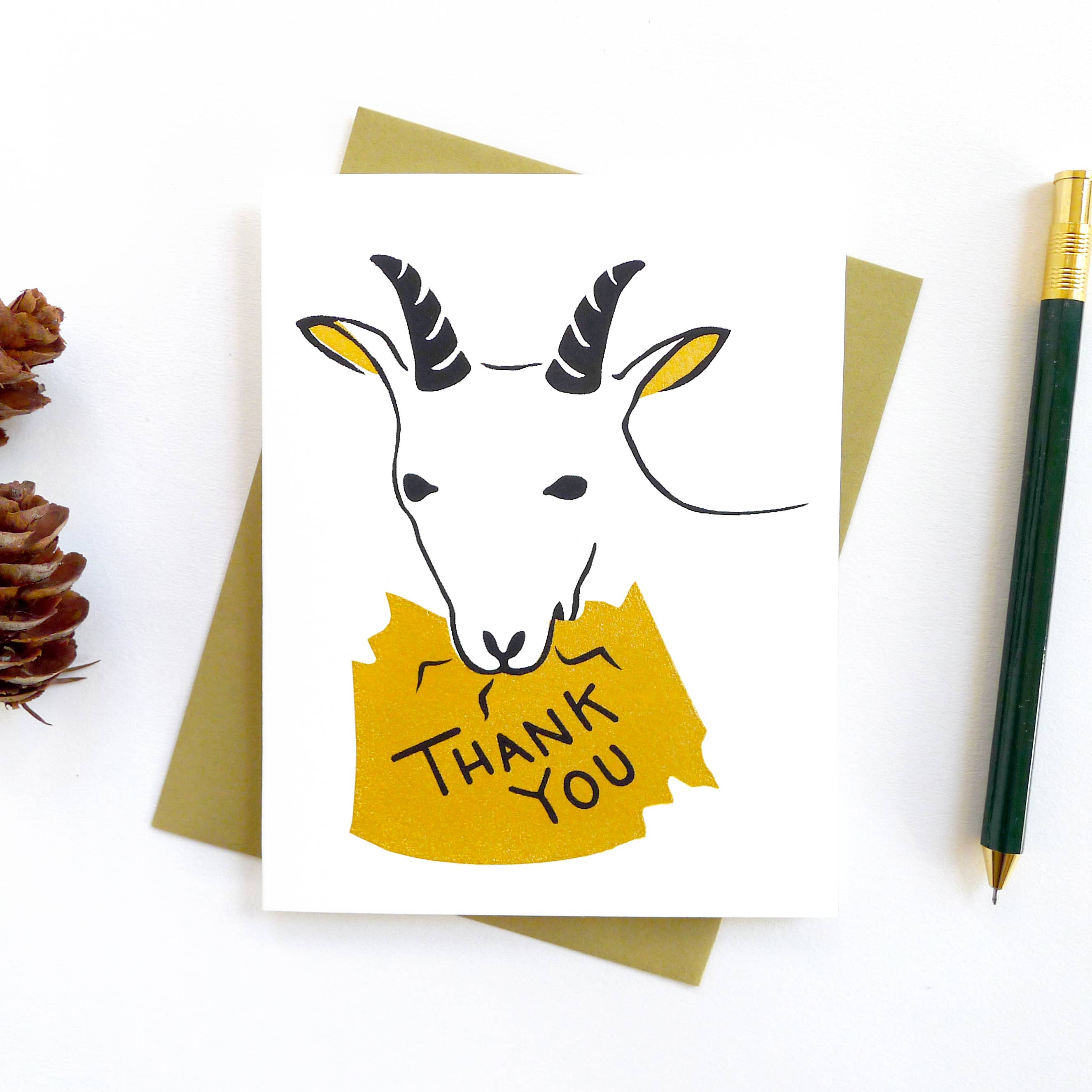 Middle Dune - Wholesale Thank You Card - Thank You Goat Card Set0