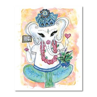 Ganesh Home - Stampa artistica da parete per la vendita all'ingrosso da parte di Wholesome Soul