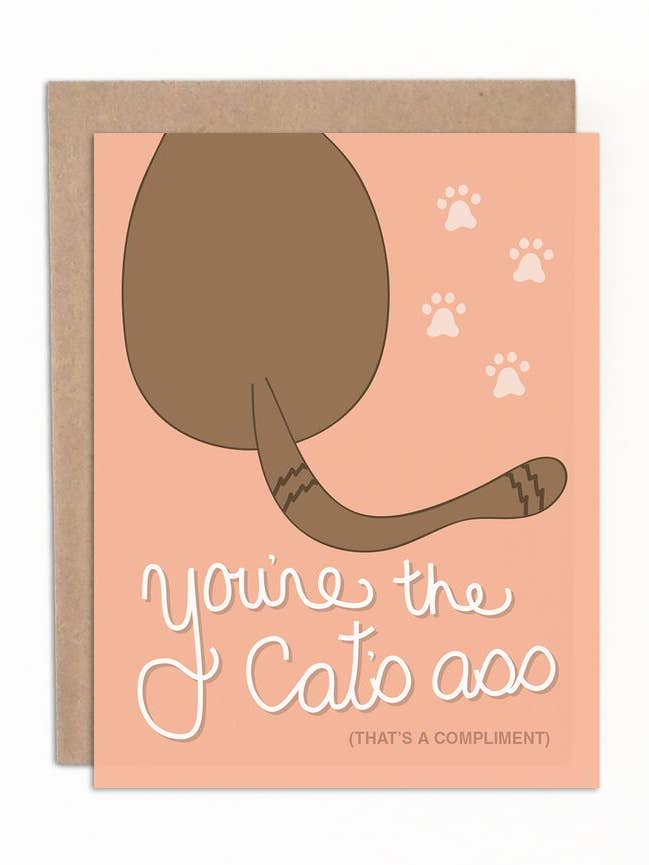 Tu es le cul du chat (C'est un compliment) pour la vente par Merrily Designs