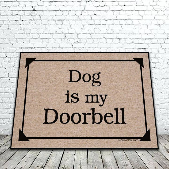 High Cotton Gifts – wholesale Door mat – Dog Is My Doorbell Mat