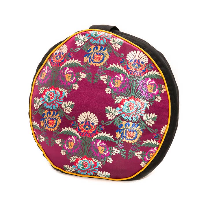Kathmandu yogi - Wholesale Meditation supplies - Brocade Cushion - More Styles + Colors Available4