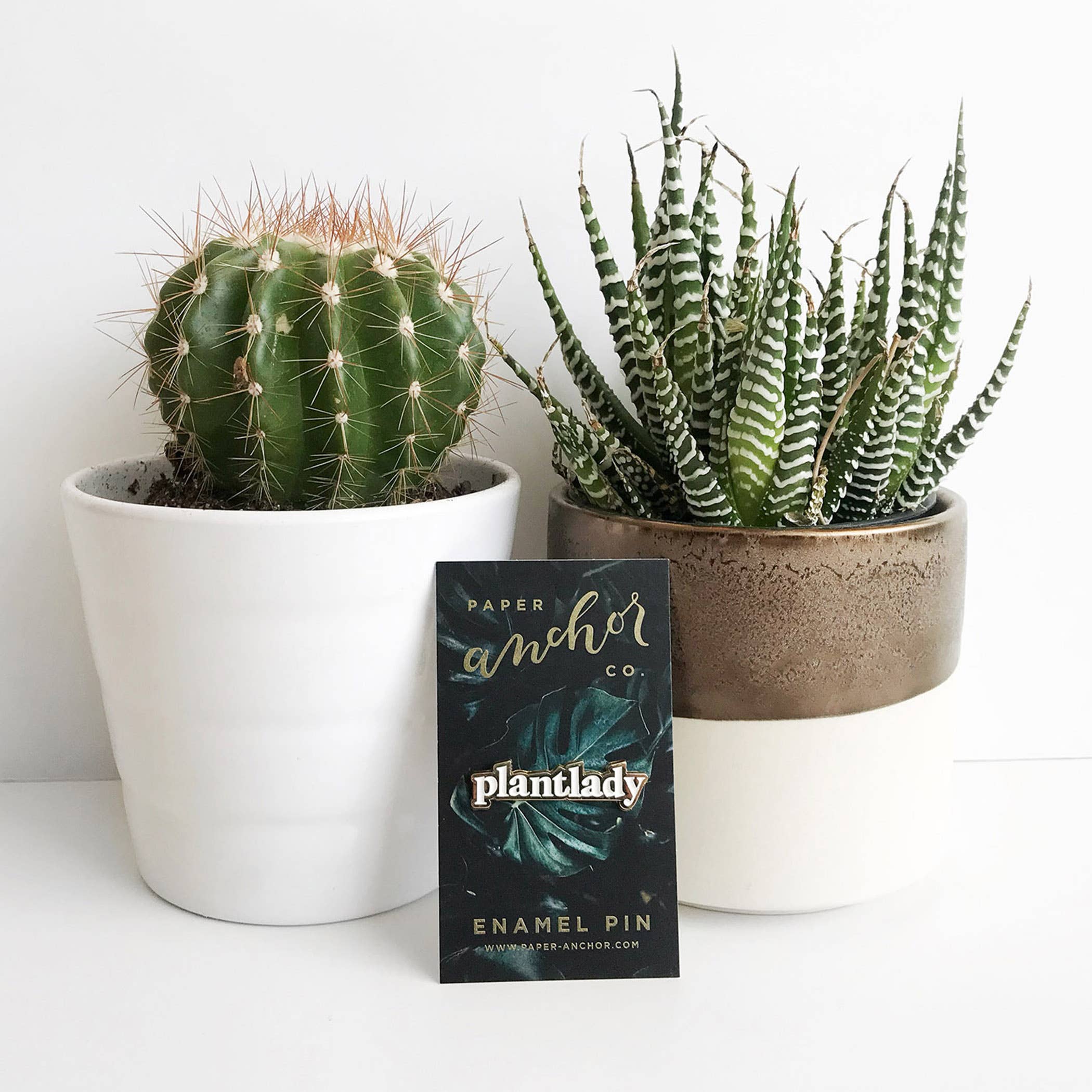 Paper Anchor Co. – wholesale Lapel pin/button – Plant Lady Lapel Pin | Valentine Gifts1