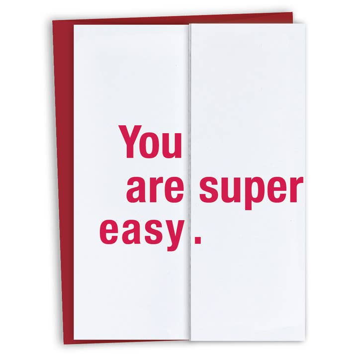 Super Easy Funny Love Card for Valentine's & Galentine's for wholesale by FINCH and HARE