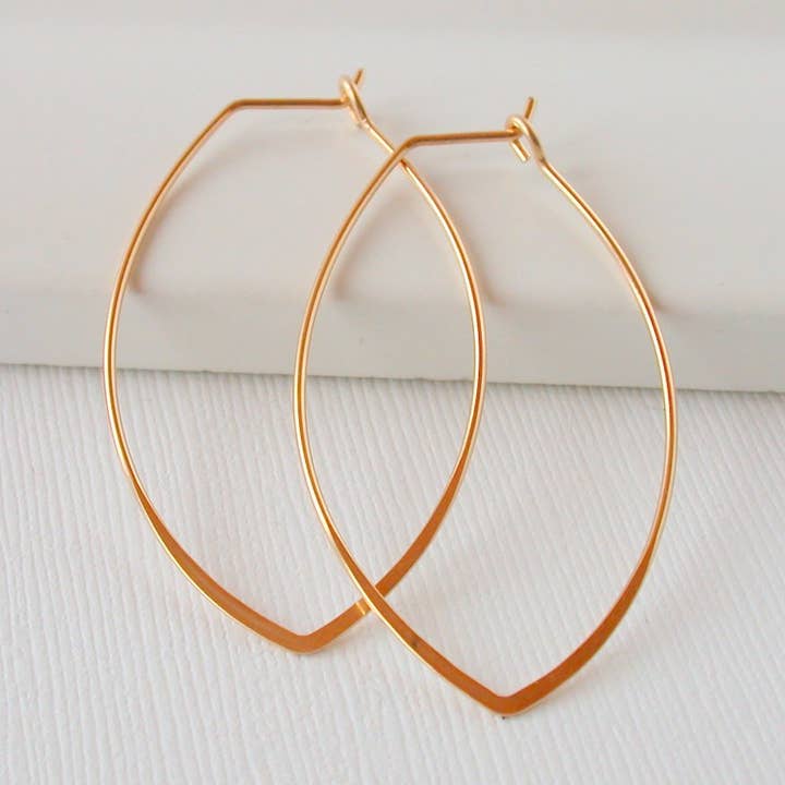 Linda Trent Jewelry - Wholesale Hoop Earrings - Marquis 2”0