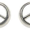 Peace Stud för wholesale av Indigo Sterling Silver