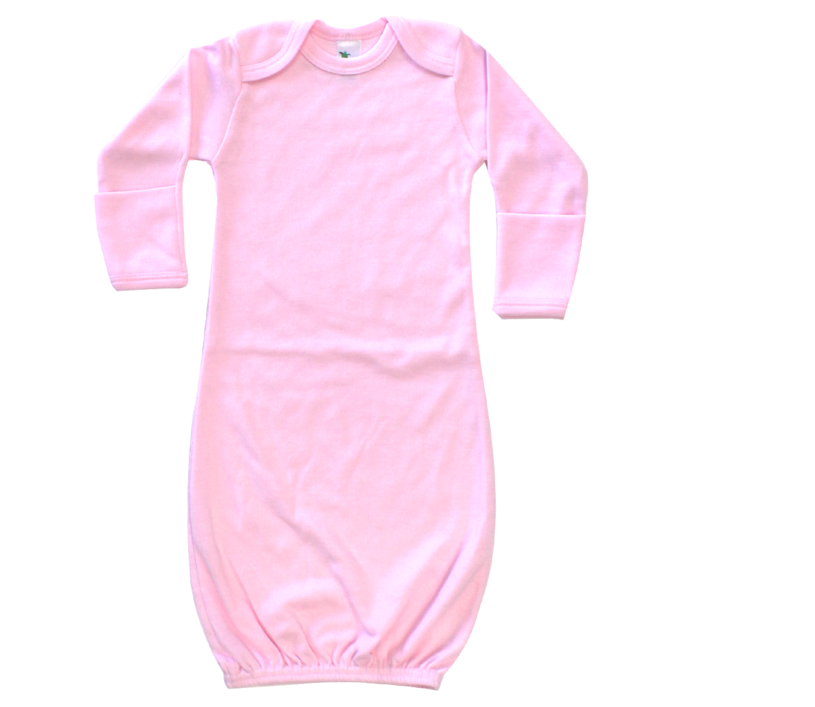 White//Red Laughing Giraffe Raglan Baseball Baby Sleeping Gown with fold-Over Mittens