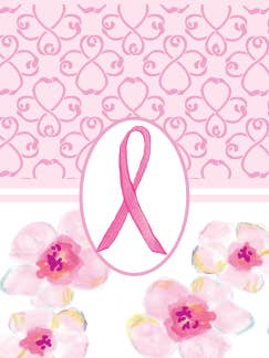 Carte de vœux pour le cancer du sein pour la vente par Dreams After All