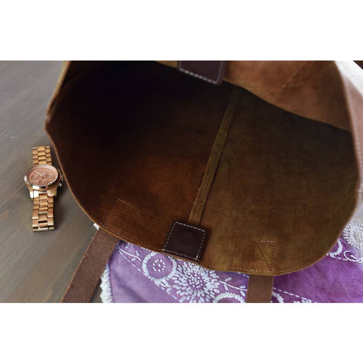 Kiko Leather - Wholesale Tote Bag - Women's - Brown PCH Tote Bag