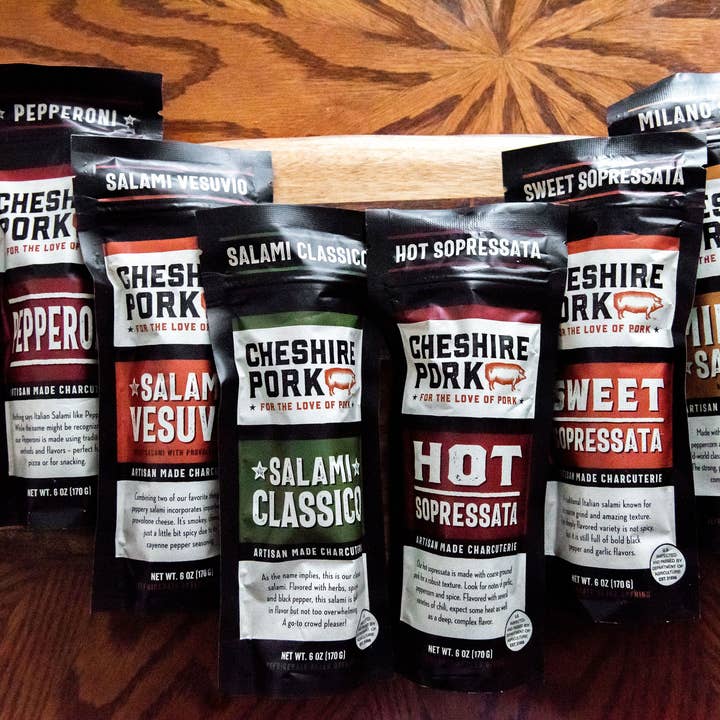 Salami Sampler Pack for wholesale by Cheshire Pork
