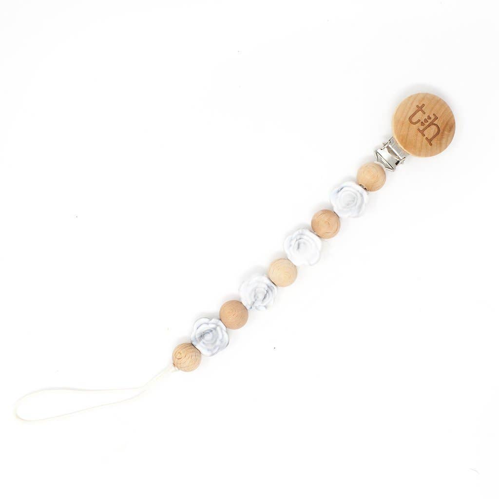 Three Hearts & Co./EMO & CO. - Vente Pince à tétine – bébé - Rosette Sucette Pince à jouet (Grande)0