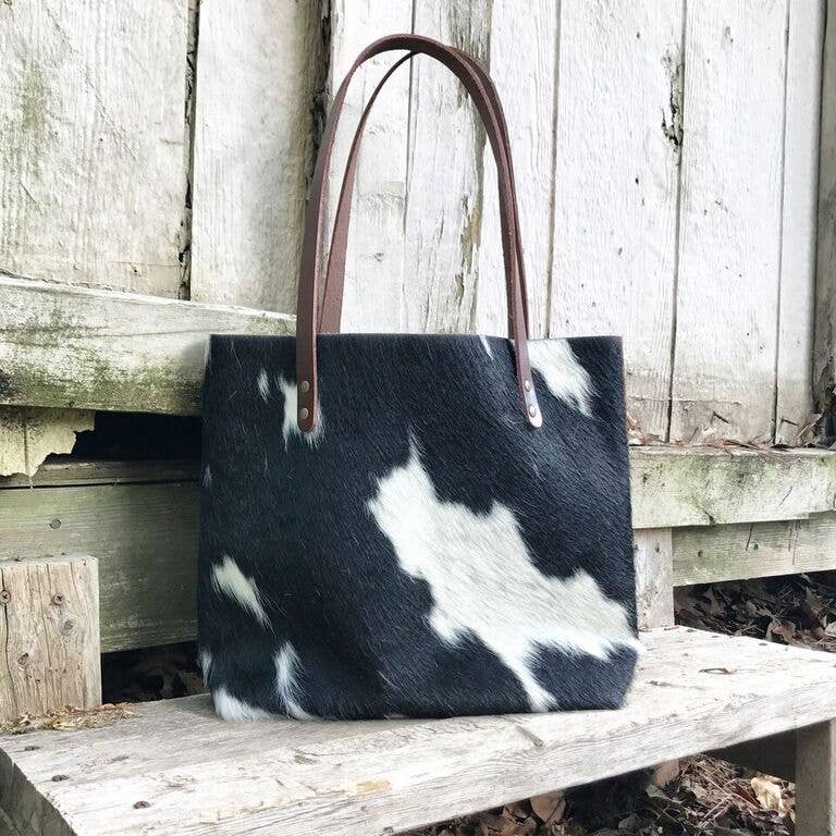 Hawks & Doves - Wholesale Tote Bag - Women's - Cowhide Tote Short2