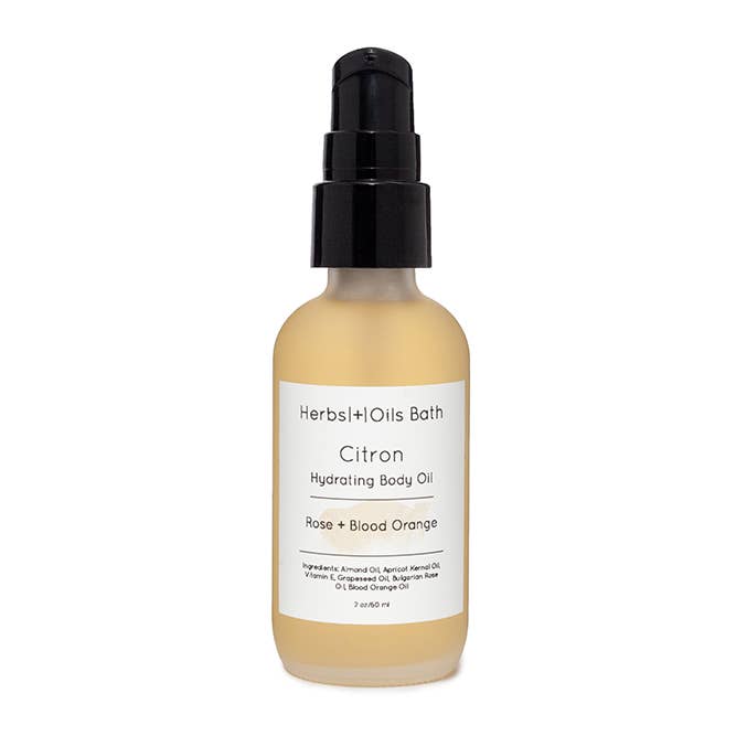 Citron Body Oil for wholesale by Herbs + Oils Bath