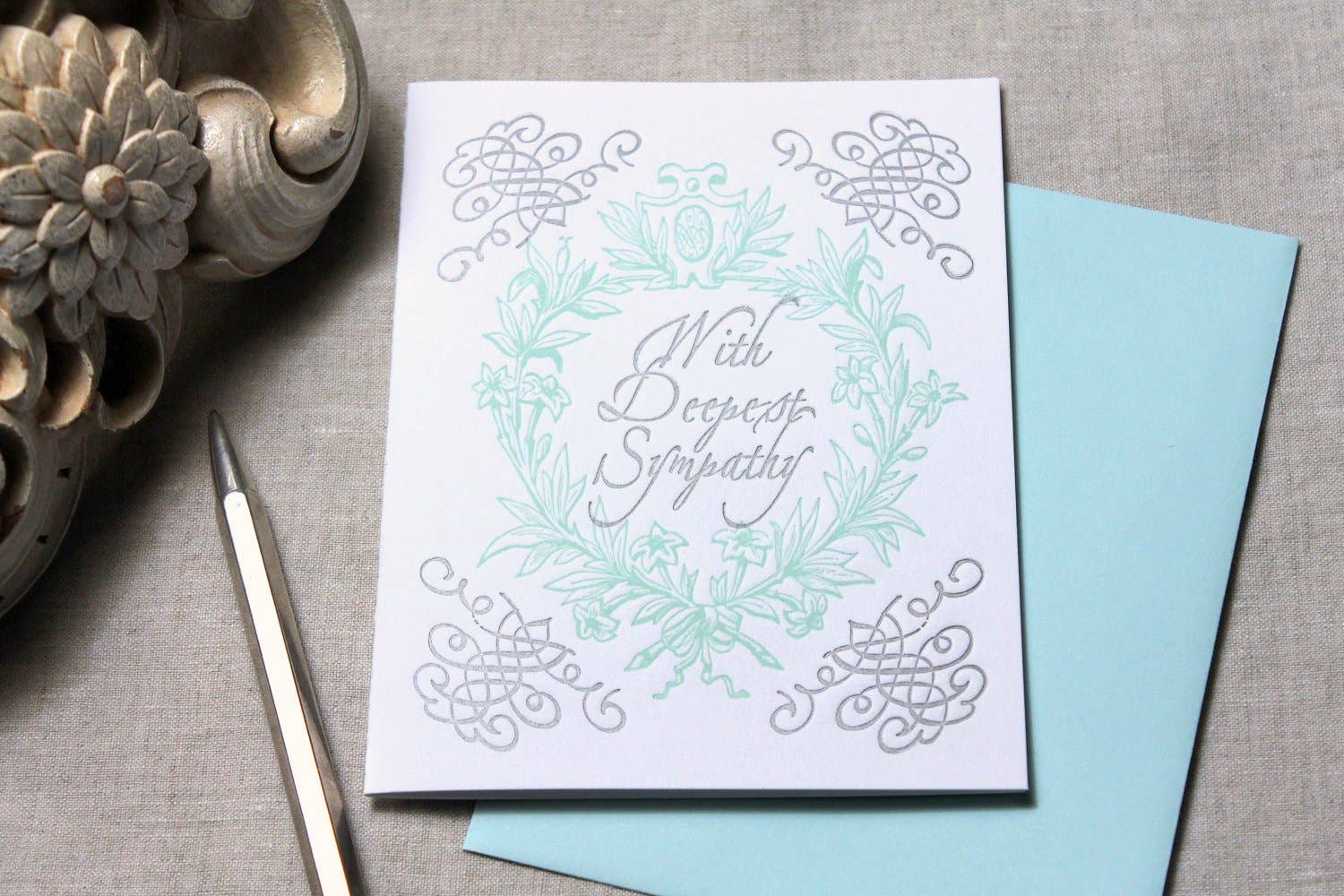 Inkadinkadoodle - Wholesale Sympathy Card - Blank Sympathy Card1