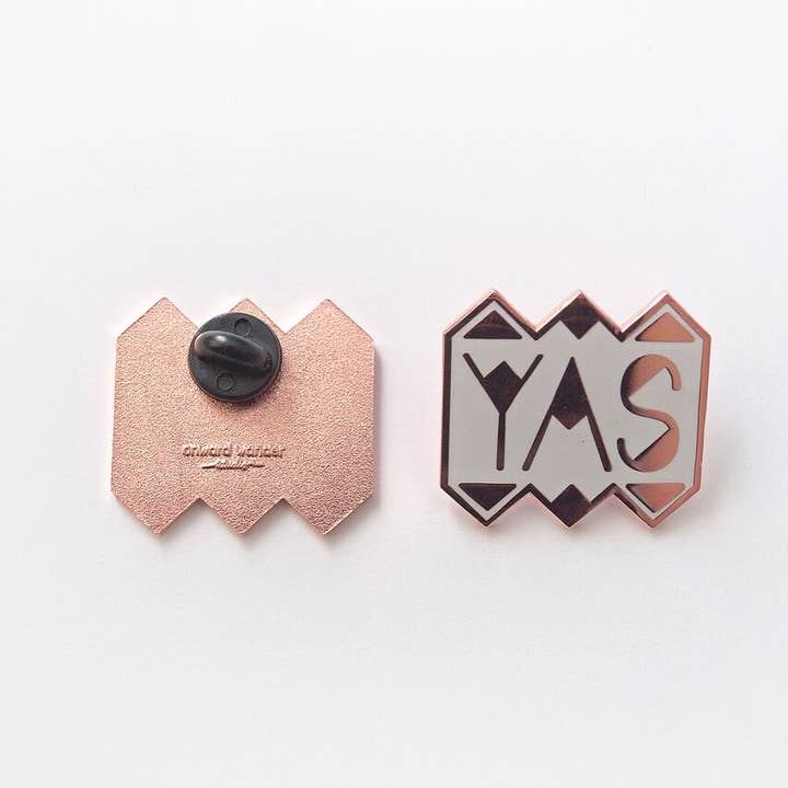 Yas Pin for wholesale by Onward Wander Studio