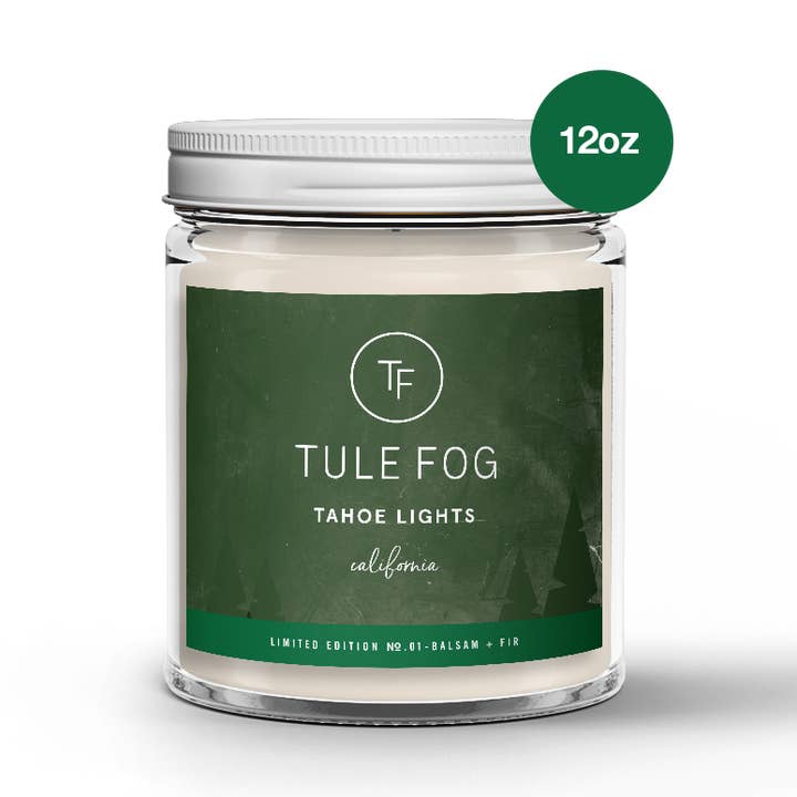 Tule Fog Candles – Großhandel Kerze im Glas / gefüllte Kerze – Tahoe Lights Soja-Kerze 12oz0