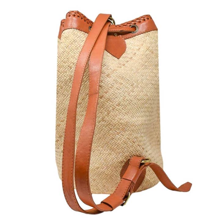 POPPY + SAGE - Wholesale Backpack - Women's - Calypso Rattan Backpack Bag2