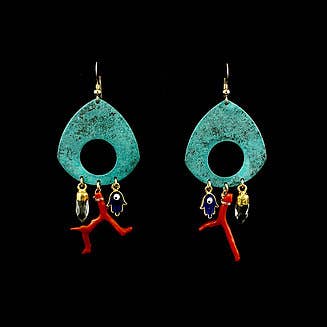 Modern Artifacts - Wholesale Dangle Earrings - Cornicello Earrings