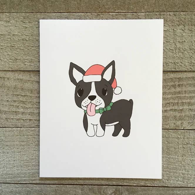 Biglietto di Natale Boston per la vendita all'ingrosso da parte di Ink Delights