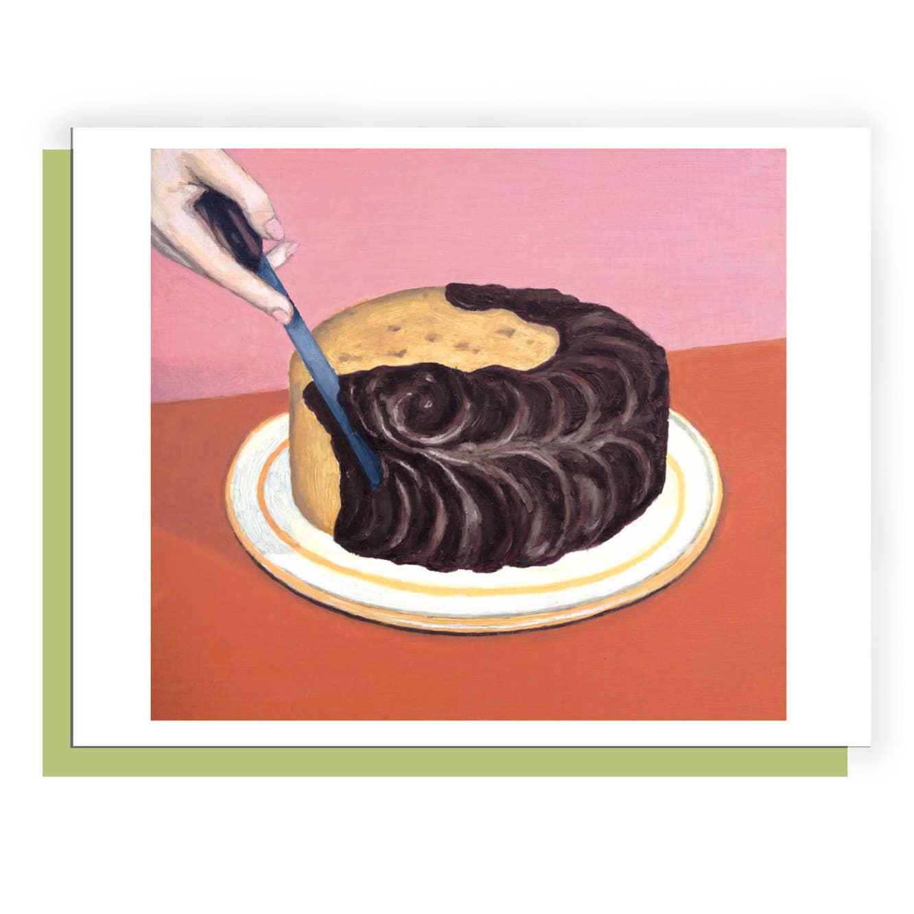 Little Lark - Wholesale Birthday Card - Frosted Birthday Cake Card size A20