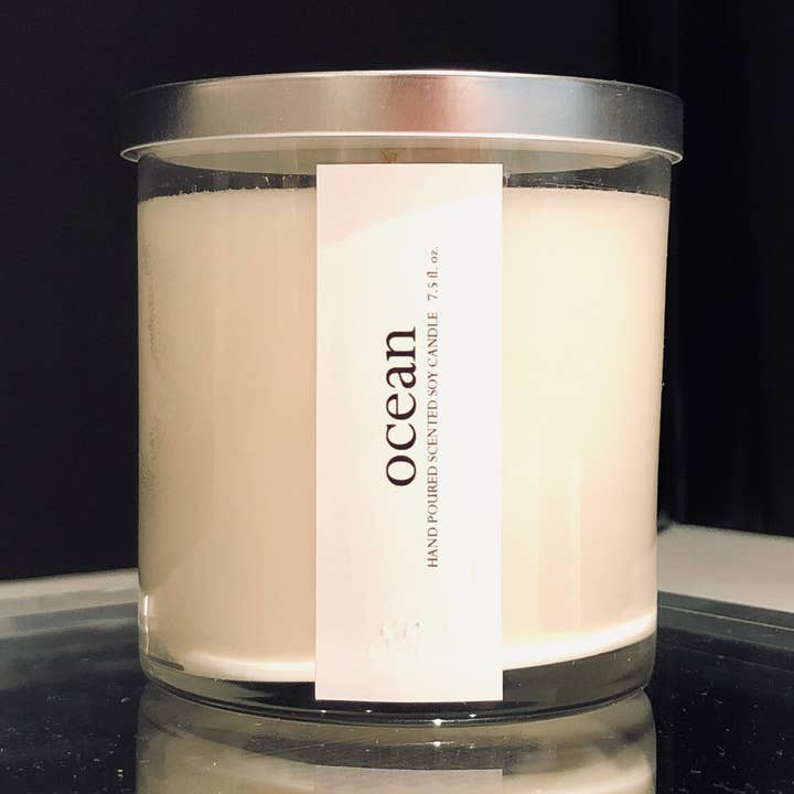 Vela Perfumada com Aroma a Oceano | Aroma Marinho por atacado de Atelier 880