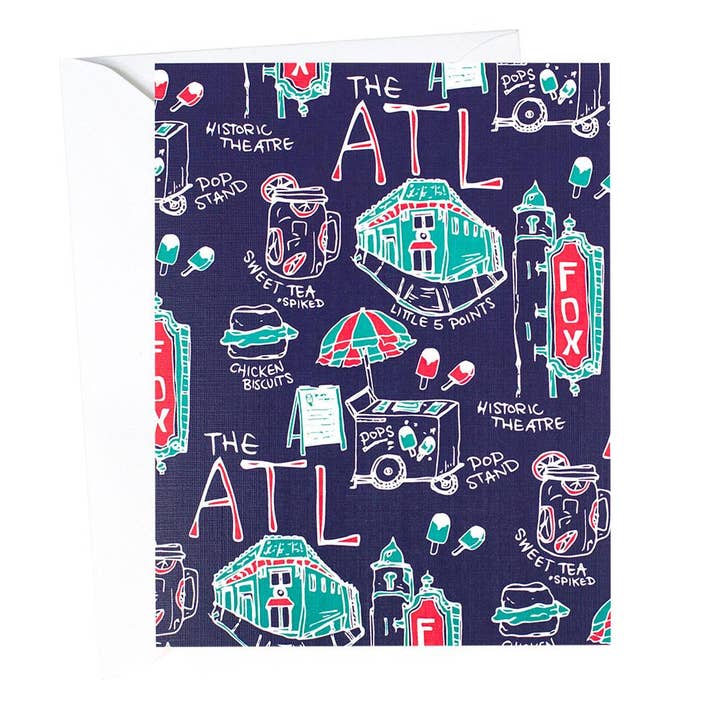 8 Pack - The ATL Card for wholesale by Reyn Paper Co