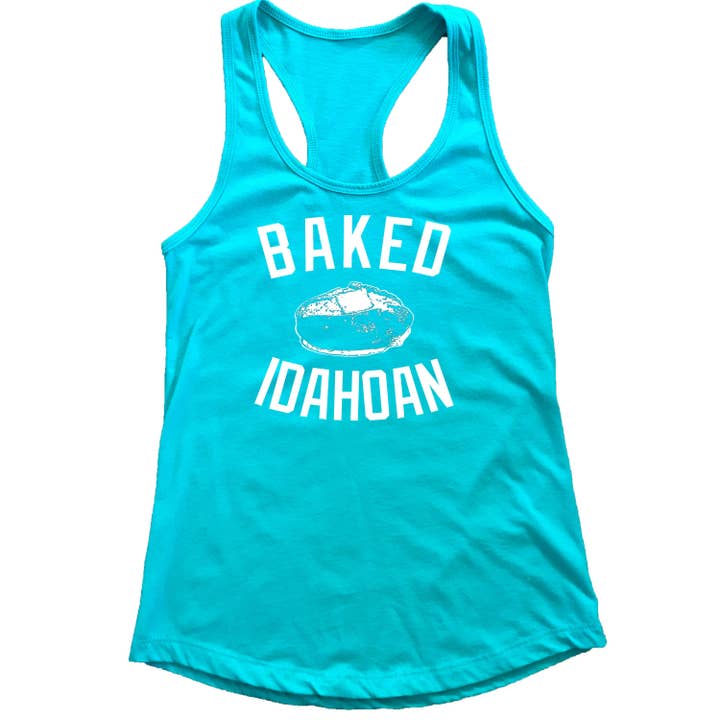 XXL - Idaho Baked Idahoan Débardeur dos nageur pour femme pour la vente par Ingrained Apparel