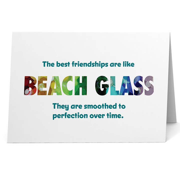 Carta di vetro da spiaggia Amicizie Ae Like Beach per la vendita all'ingrosso da parte di Beachcombing / Etched by the Sea