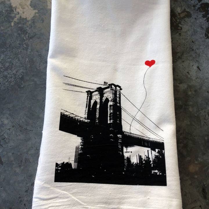 New York Brooklyn Bridge Torchon pour la vente par noteify