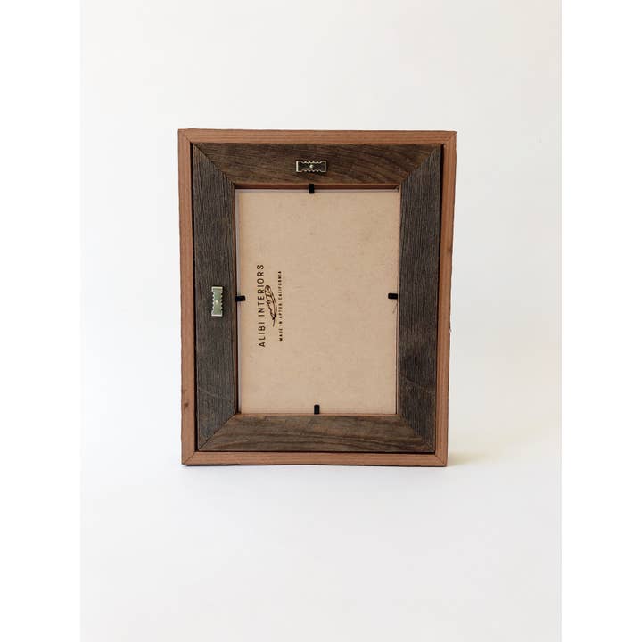 Alibi Interiors - Wholesale Picture Frame - Reclaimed Wood Picture Frame 5x7 Double Frame2