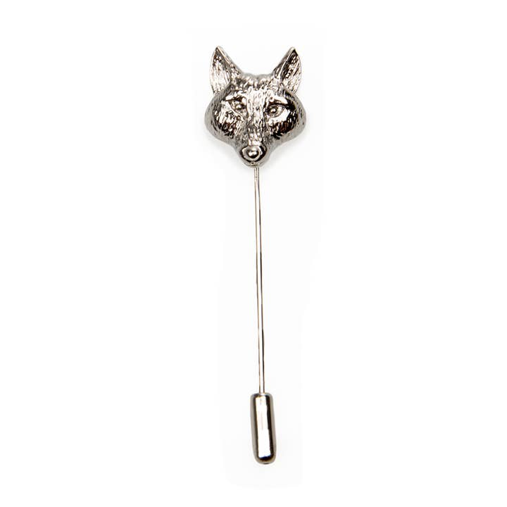 Wolf hoved (Revers Pin) for engroshandel hos Stolen Riches